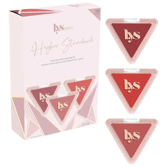 Deluxe Higher Standard Satin Matte Cream Blush Trio